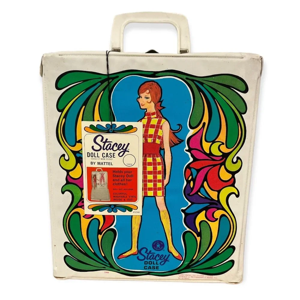 Vintage 1960s 1967 Mattel STACEY Barbie Doll Case Original with Tags - Picture 1 of 10